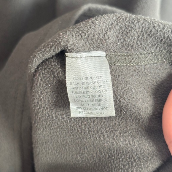 VTG Eastern Mountain Sports Mens Fleece 1/4 Zip Pullover Gray Medium Canada Made - Picture 12 of 12